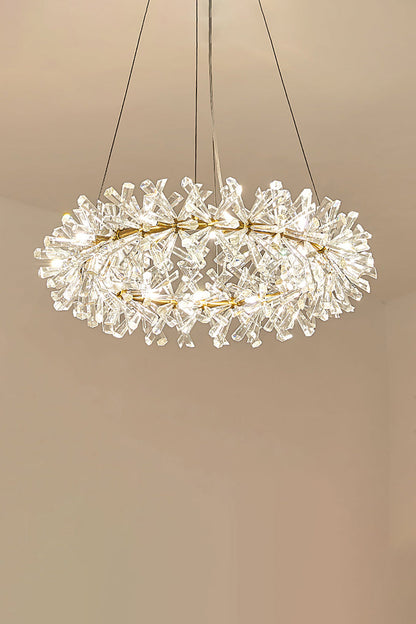 Mira Crystal Ring Chandelier - everlamps