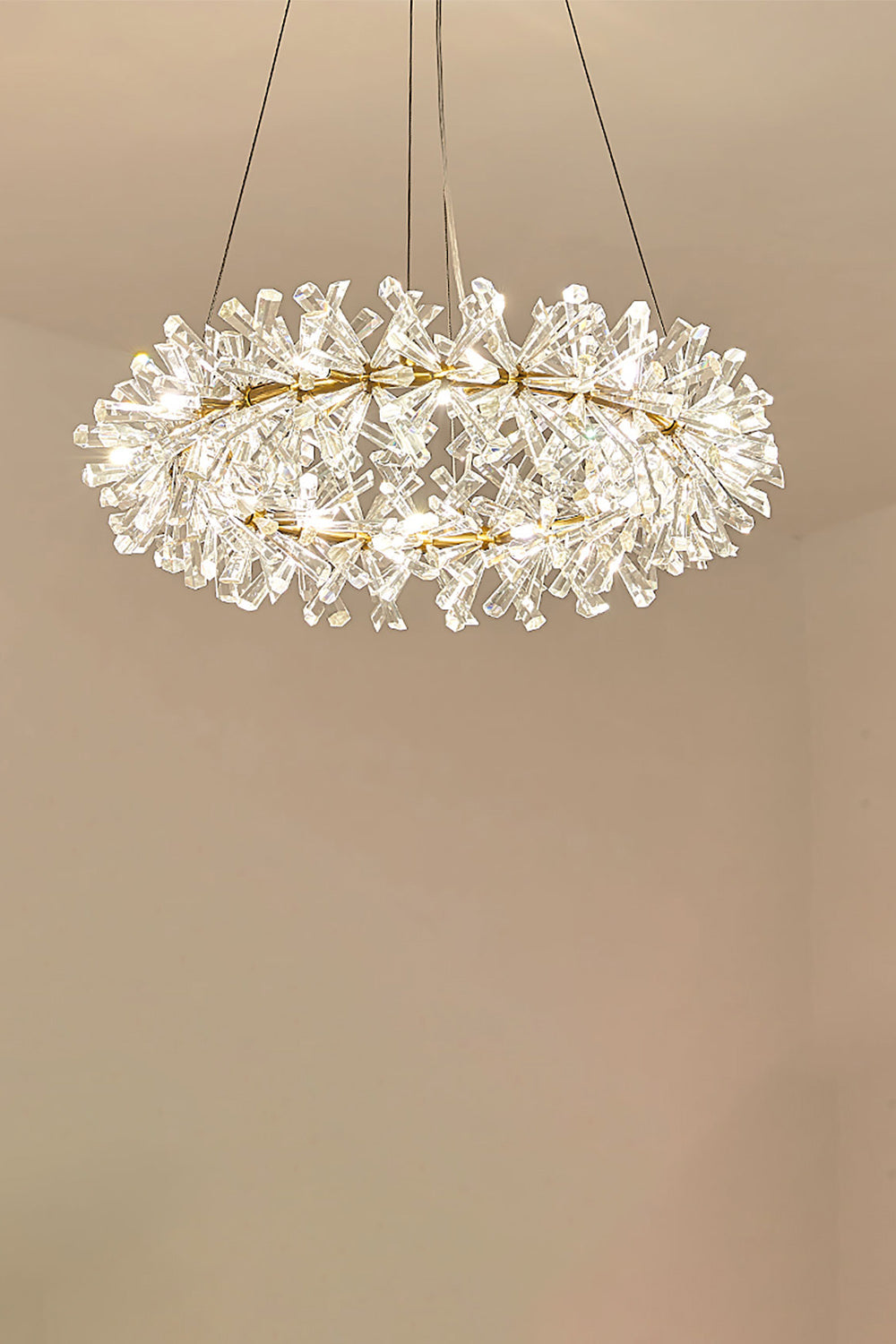 Mira Crystal Ring Chandelier - everlamps