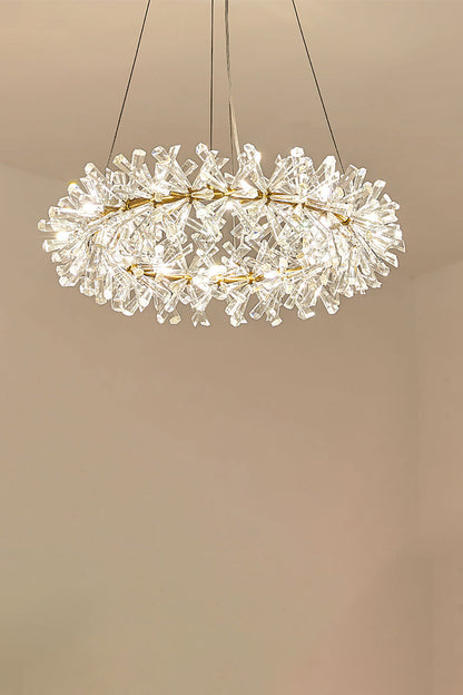 Mira Crystal Ring Chandelier - everlamps