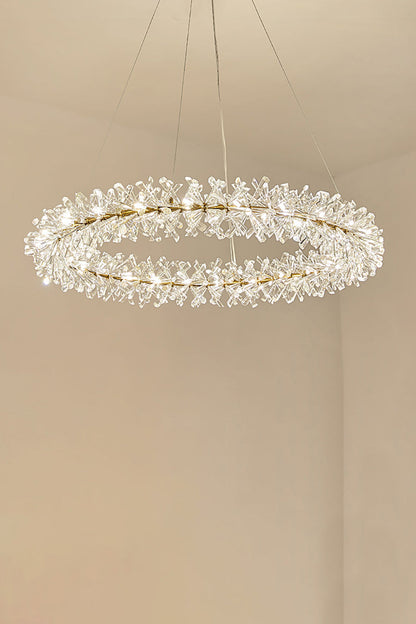 Mira Crystal Ring Chandelier - everlamps