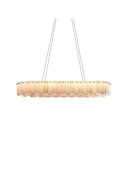 Modern Alabaster Celestial Round Chandelier - view 20 | everlamps