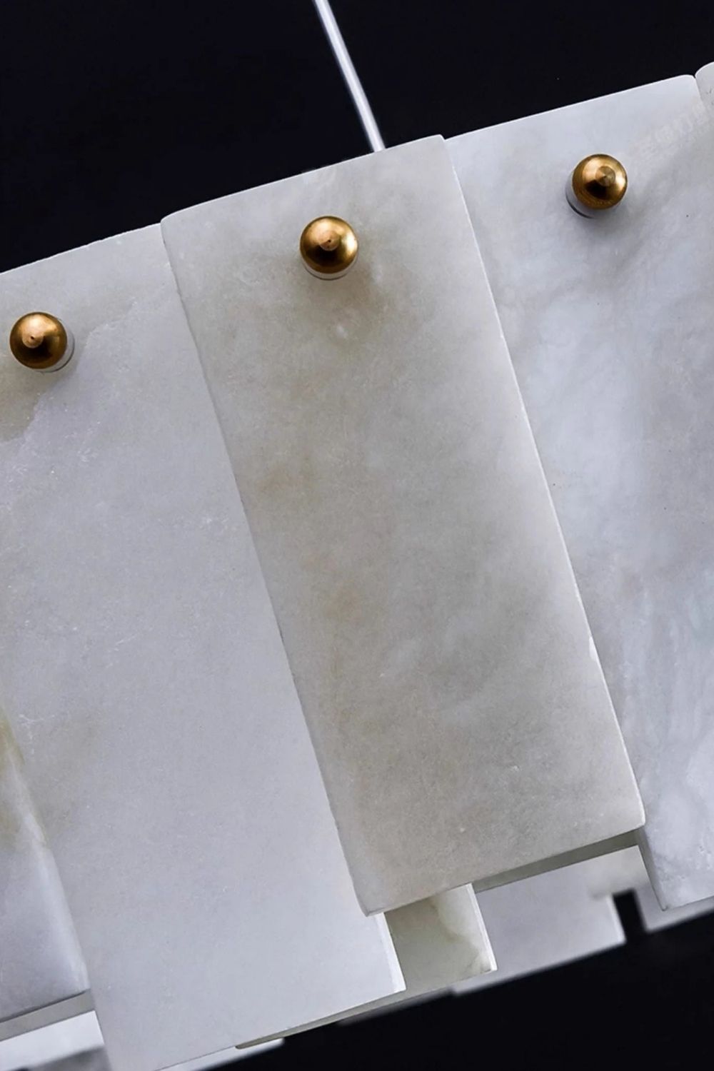 Modern Alabaster Celestial Round Chandelier - view 18 | everlamps