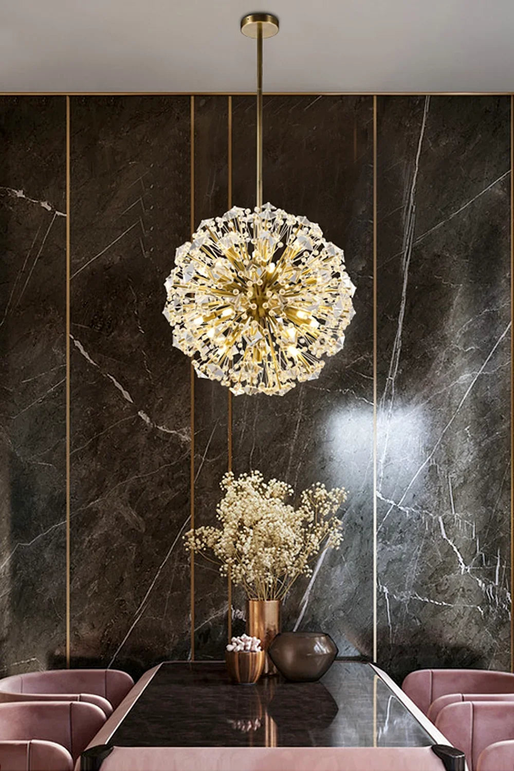 Modern Dickinson Medium Chandelier - view 3 | everlamps