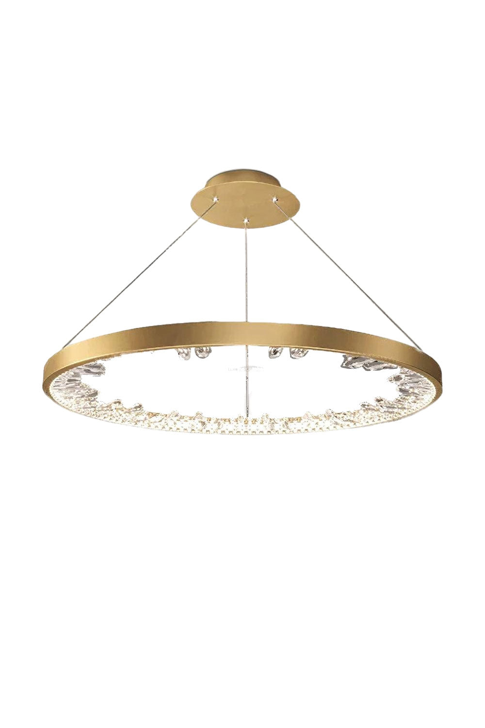 Modern Halo Crystal Ring Chandelier | everlamps