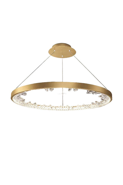Modern Halo Crystal Ring Chandelier | everlamps