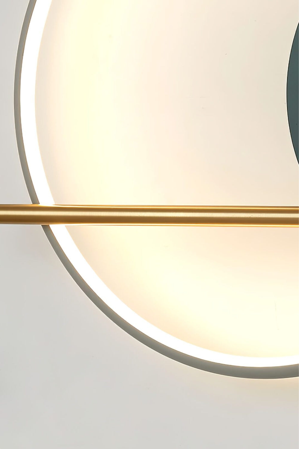 Modern Linear Double Circle Wall Light - view 18 | everlamps