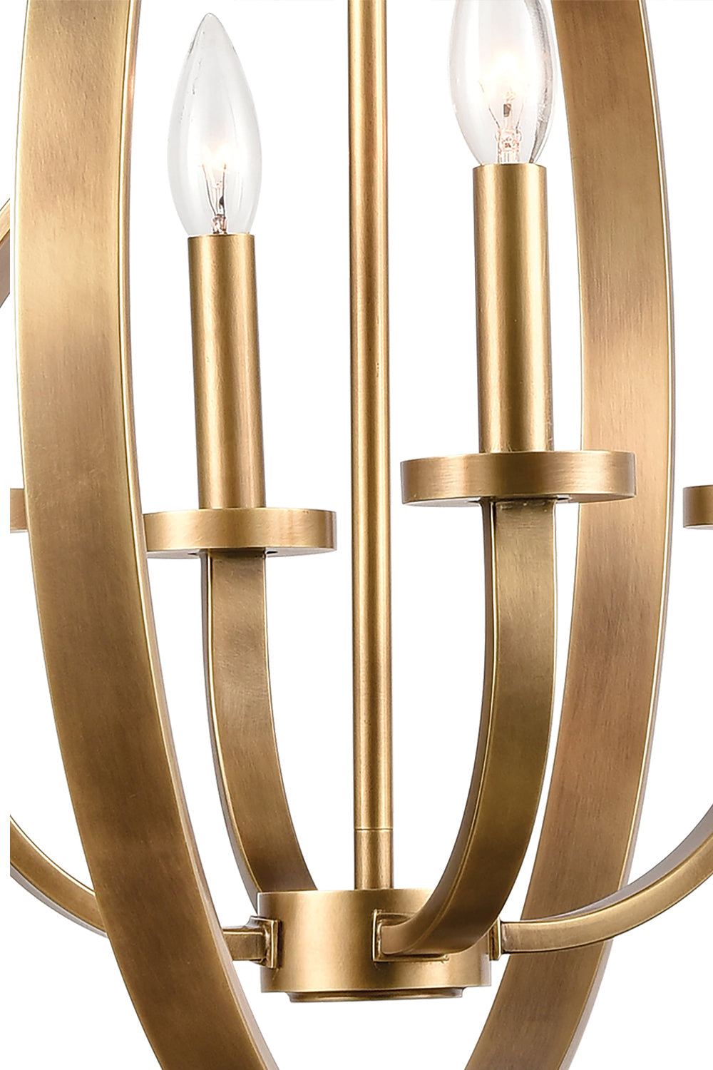 Modern Round Lantern Chandelier - view 15 | everlamps