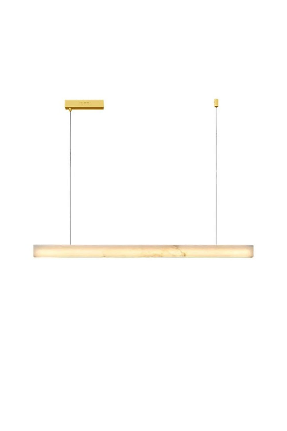 New Chinese Style Simple Natural Marble Chandelier | everlamps