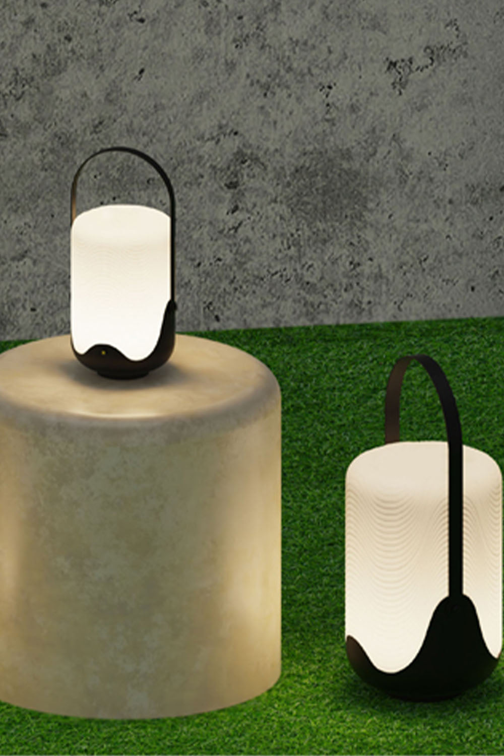 Modern Simple Portable Cylindrical Outdoor Rechargeable Table Lamp - view 17 | everlamps