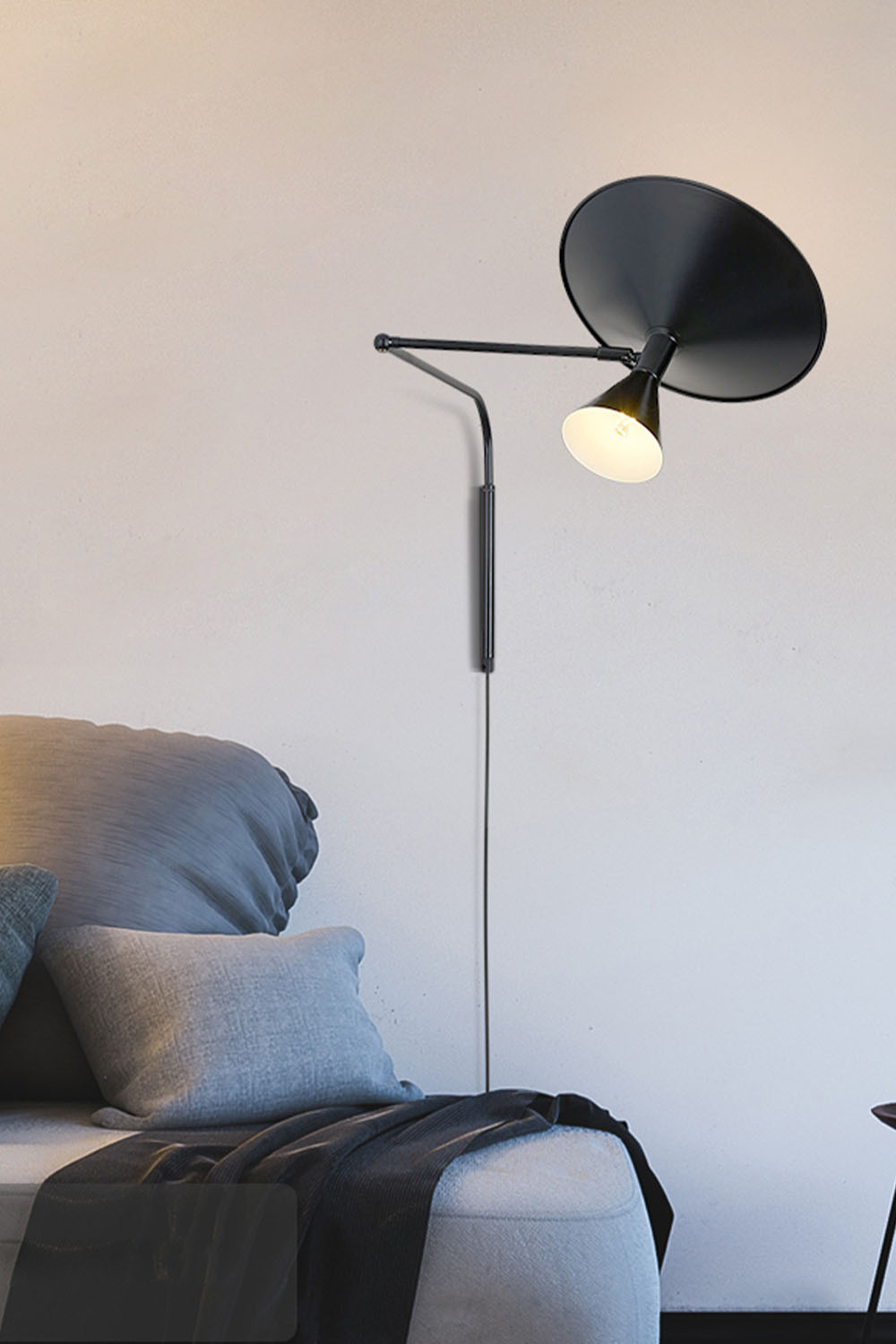 Modern Simple Swing Arm Wall Lamp - view 27 | everlamps