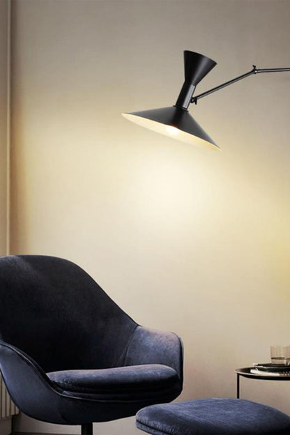 Modern Simple Swing Arm Wall Lamp - view 4 | everlamps