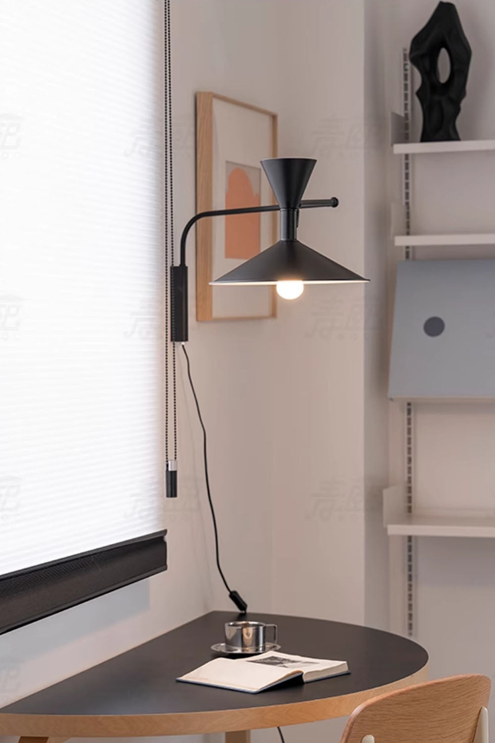 Modern Simple Swing Arm Wall Lamp - view 11 | everlamps