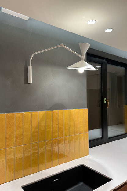 Modern Simple Swing Arm Wall Lamp - view 2 | everlamps