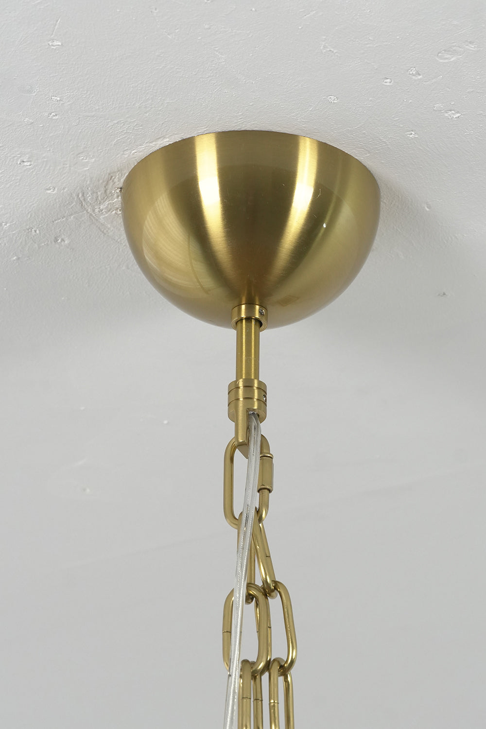 Molten Amber Glass Chandelier |Metal detail | vexa lamps