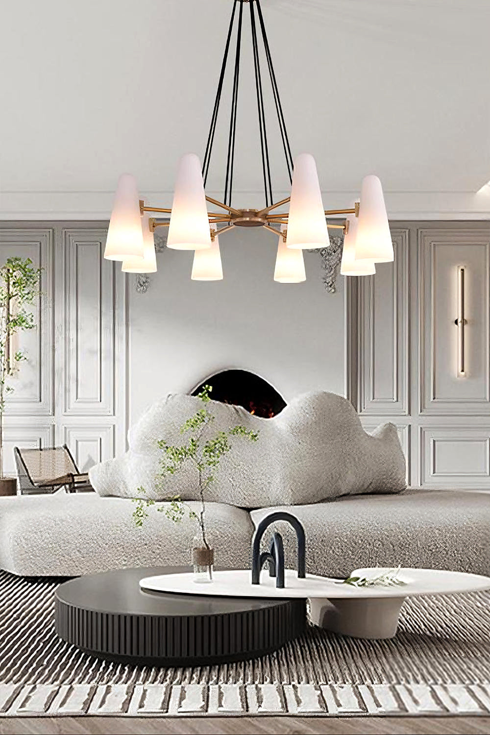 Montfaucon Chandelier - view 2 | everlamps