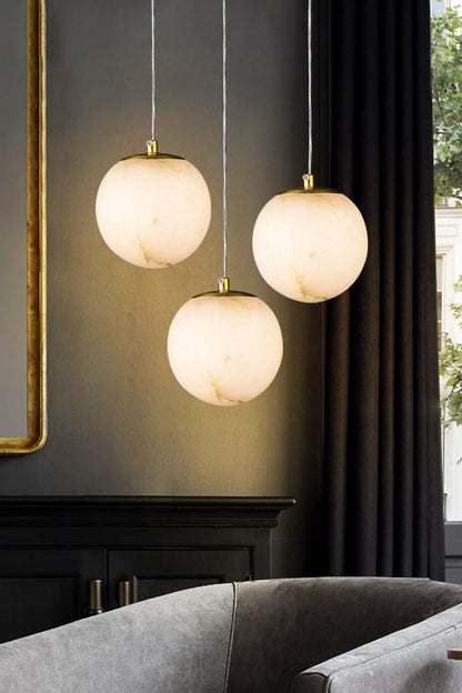 Moon Alabaster Pendant Lamp - everlamps