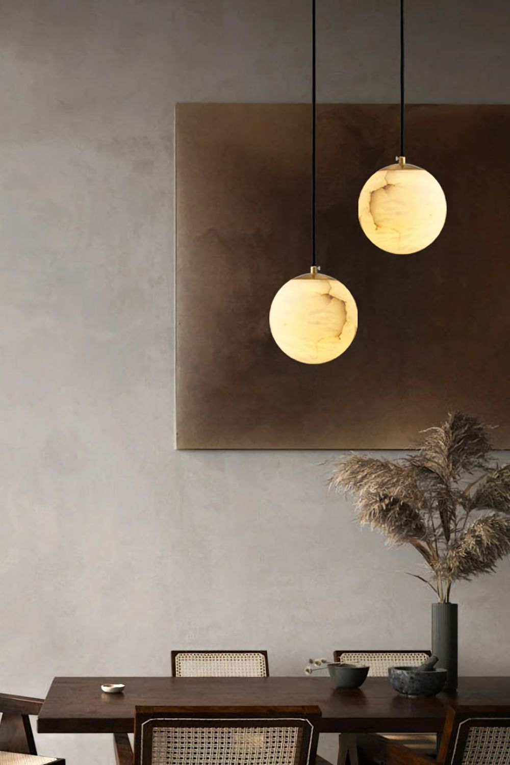 Moon Alabaster Pendant Lamp - everlamps
