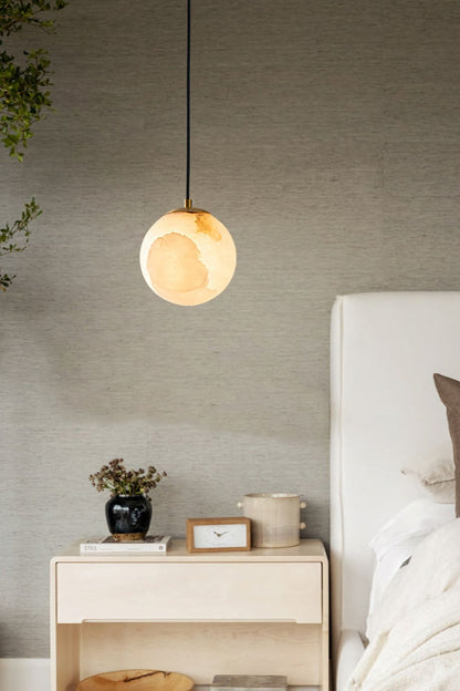 Moon Alabaster Pendant Lamp - everlamps