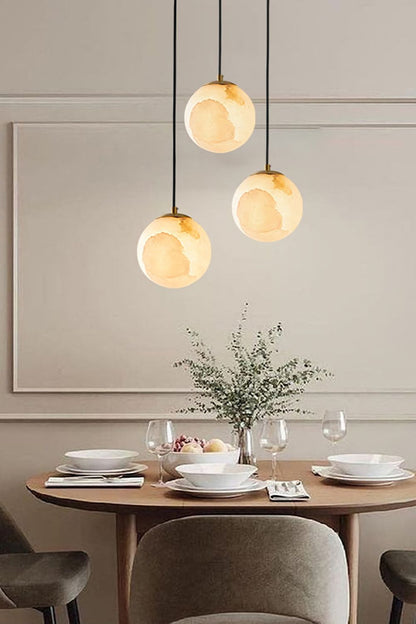 Moon Alabaster Pendant Lamp - everlamps