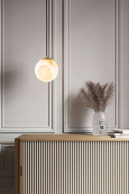 Moon Alabaster Pendant Lamp - everlamps