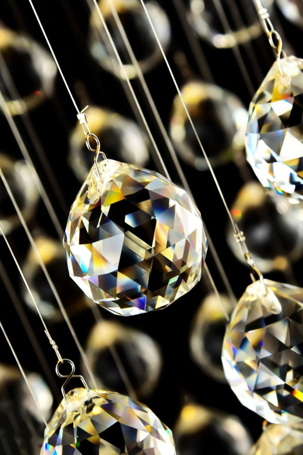 Moon Shaped Curved Crystal Chandelier - everlamps