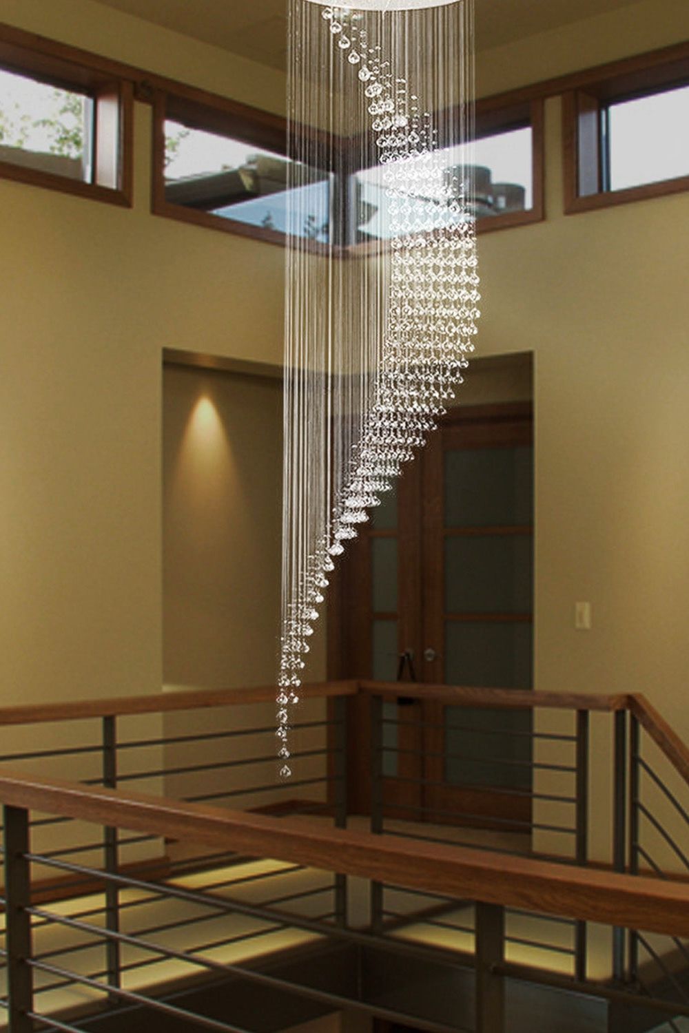 Moon Shaped Curved Crystal Chandelier - everlamps