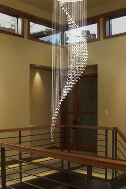 Moon Shaped Curved Crystal Chandelier - everlamps