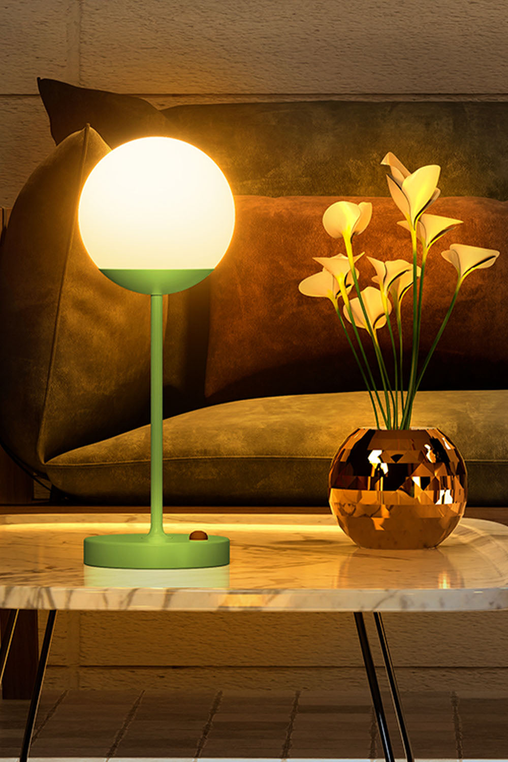 Mooon Outdoor Rechargeable Table Lamp - view 3 | everlamps