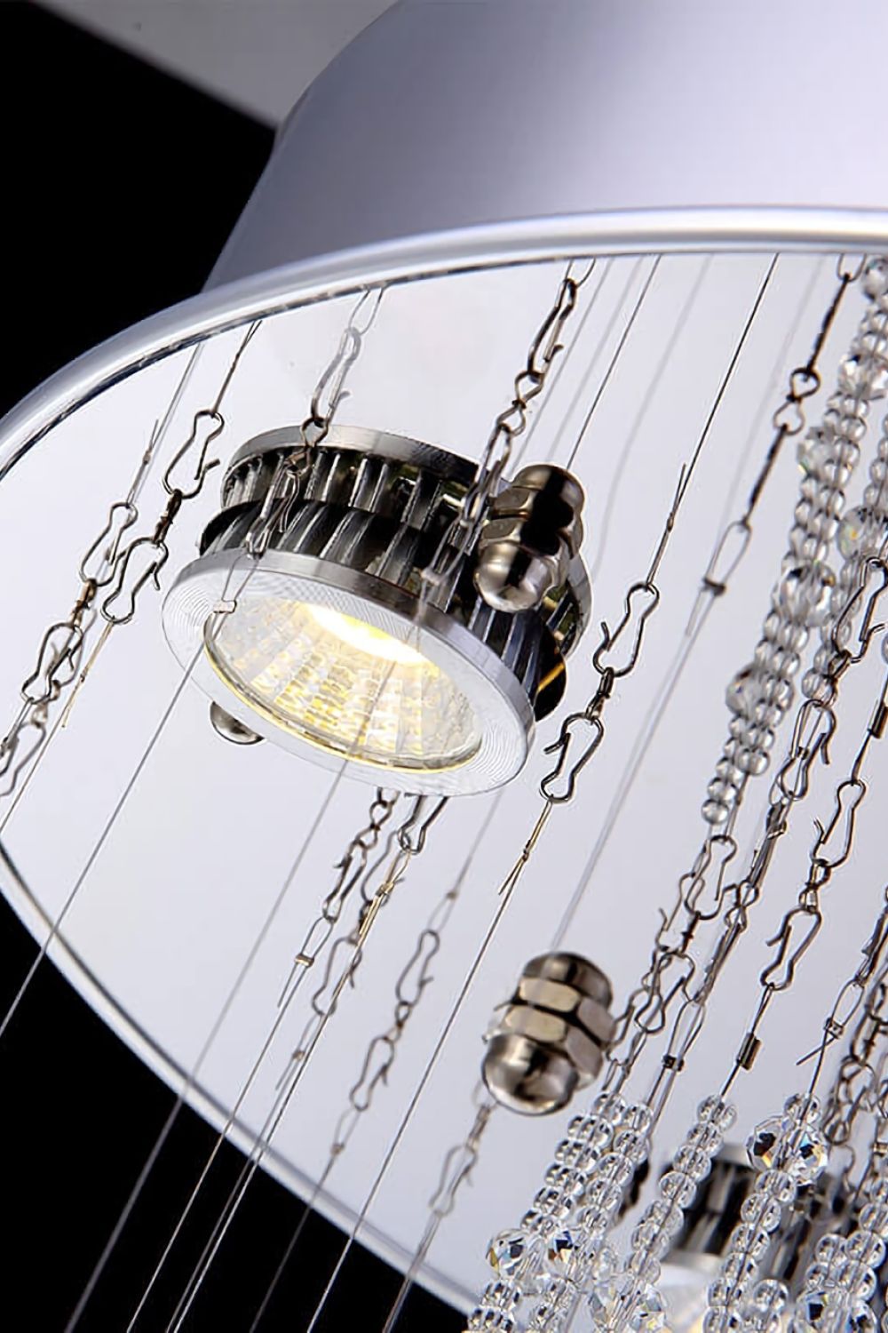 Multi-Balls Chrome Crystal Chandelier - everlamps