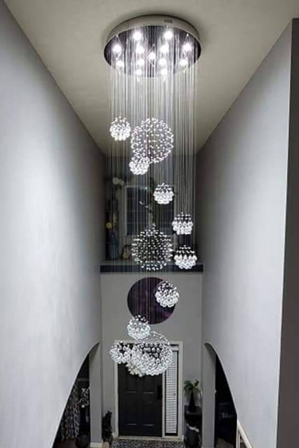 Multi-Balls Chrome Crystal Chandelier - everlamps