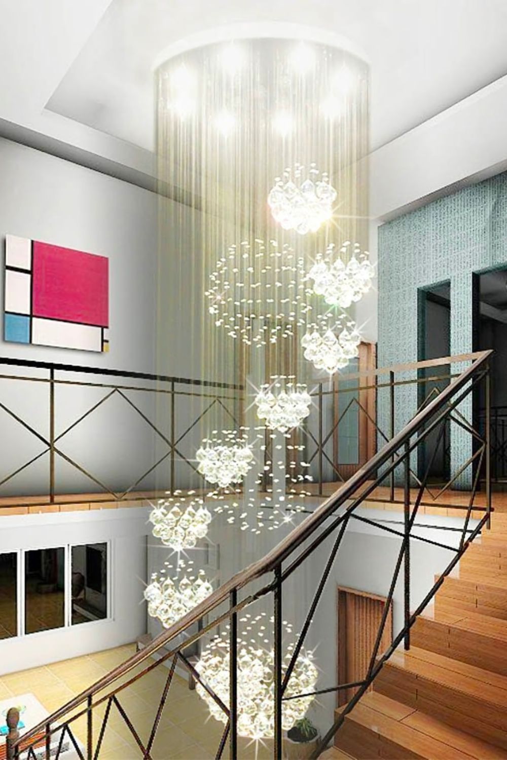 Multi-Balls Chrome Crystal Chandelier - everlamps