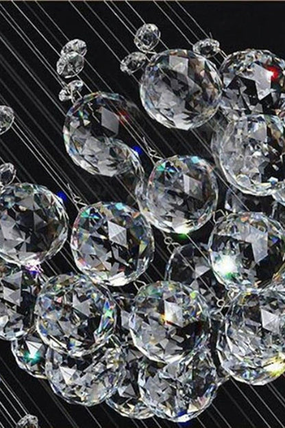 Multi-Balls Chrome Crystal Chandelier - everlamps