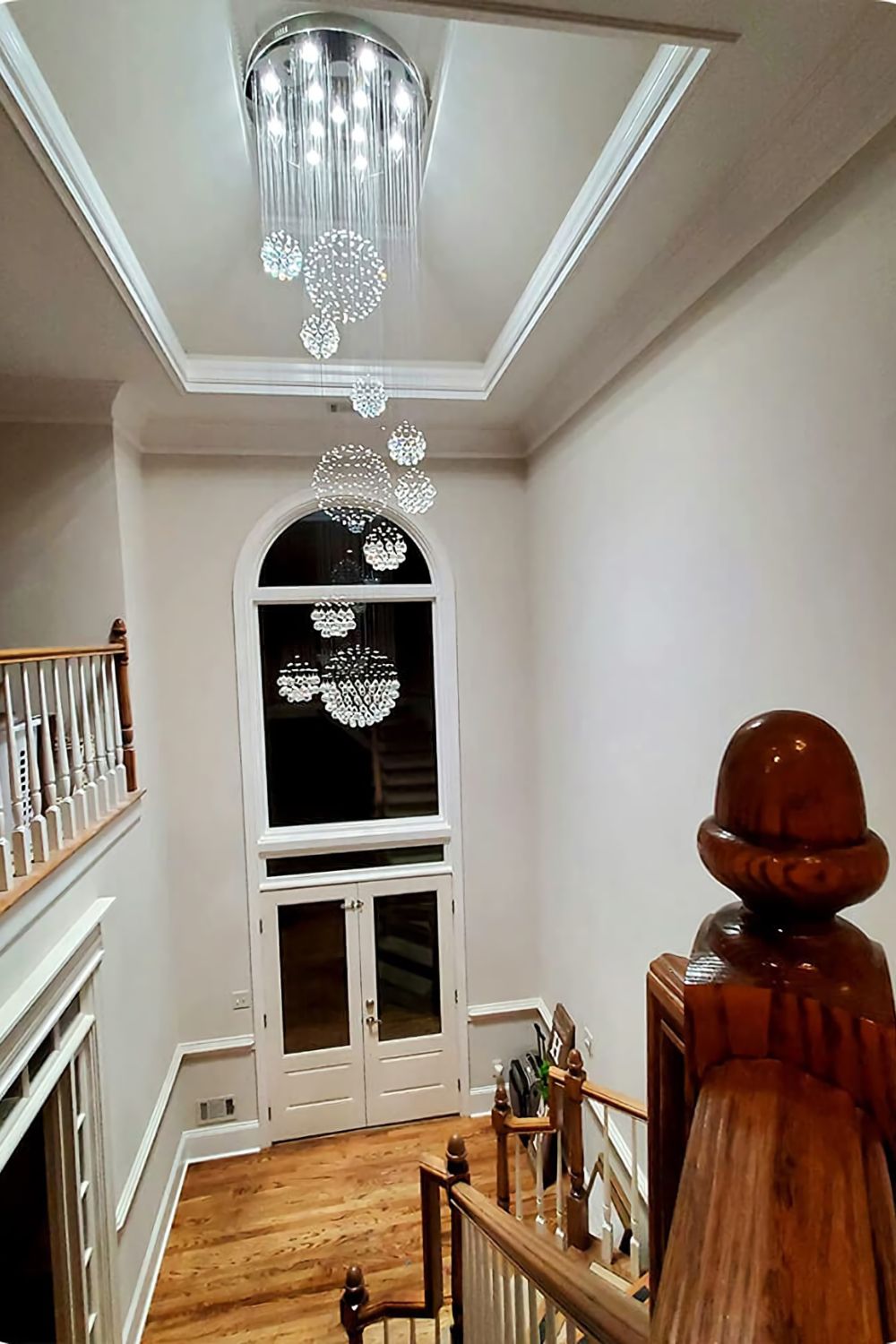 Multi-Balls Chrome Crystal Chandelier - everlamps