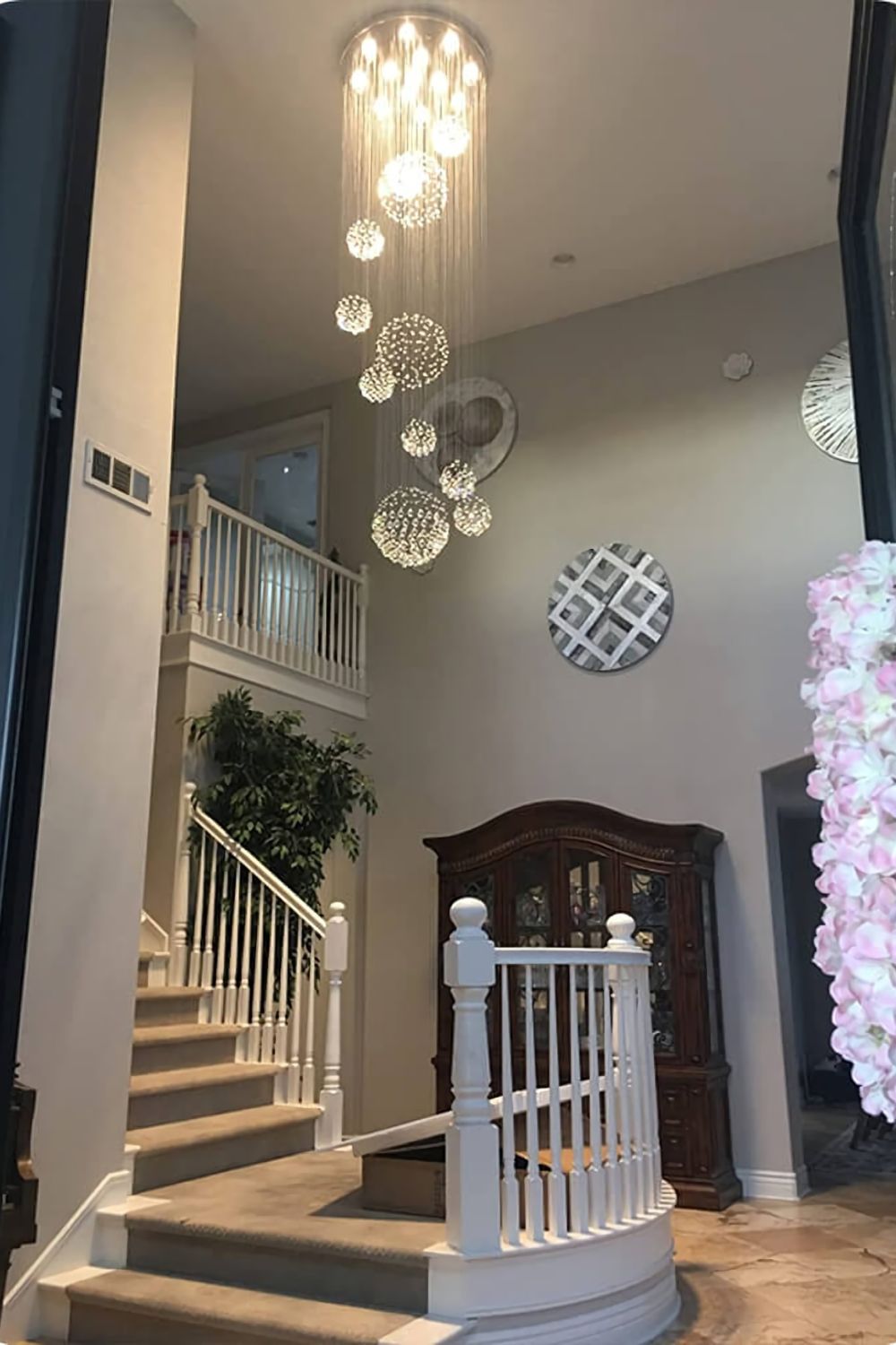 Multi-Balls Chrome Crystal Chandelier - everlamps