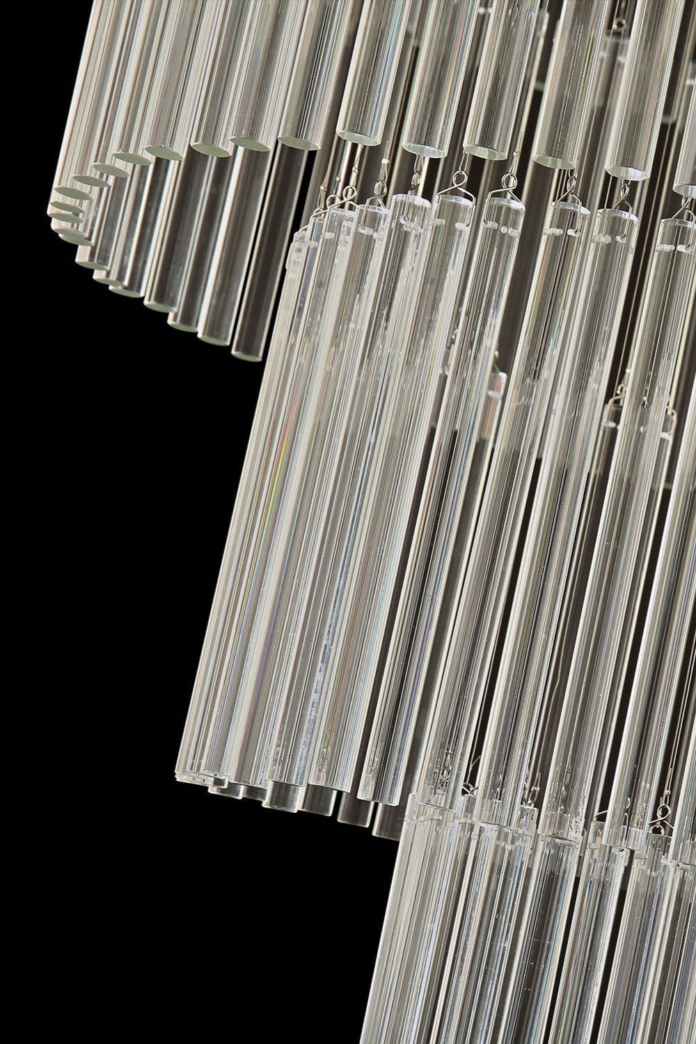 Multi Layers Round Raindrop Chandelier - everlamps