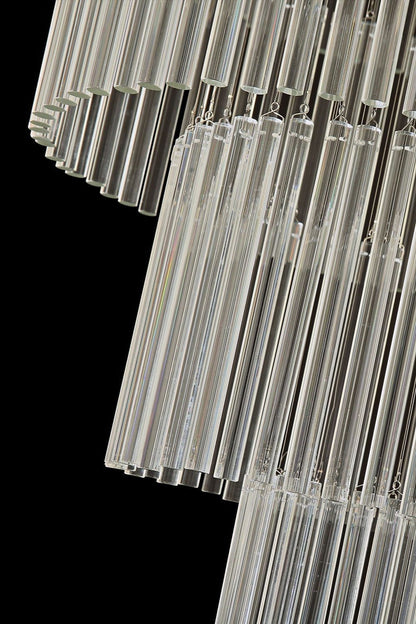 Multi Layers Round Raindrop Chandelier - everlamps