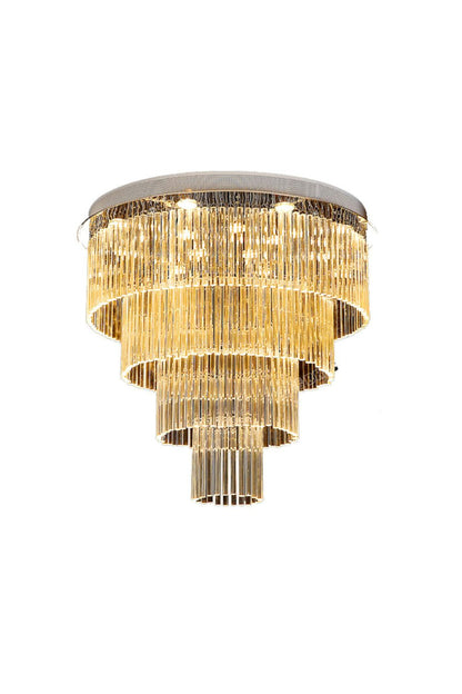 Multi Layers Round Raindrop Chandelier - everlamps