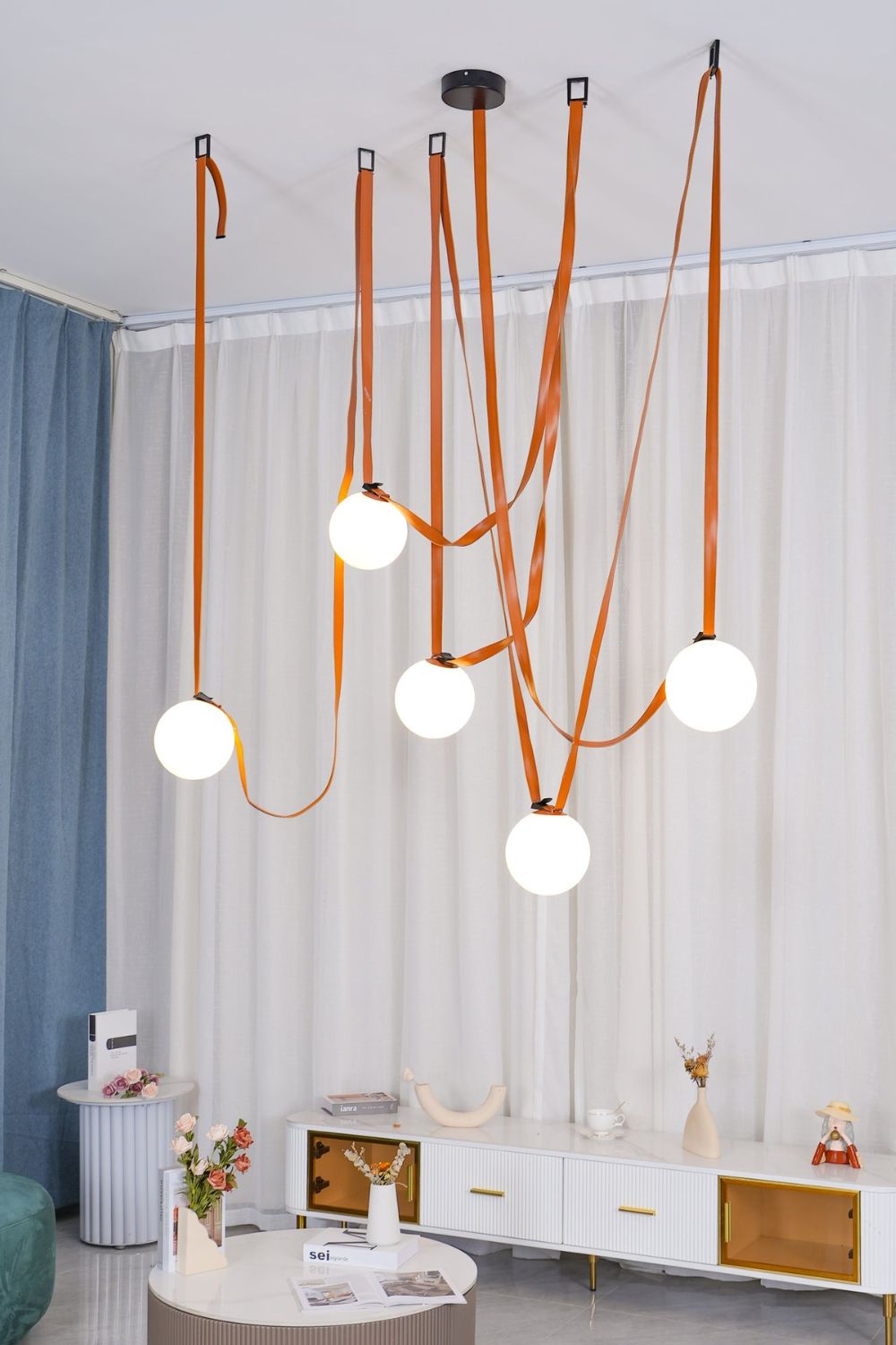 Multiple Belt Art Pendant Light - everlamps