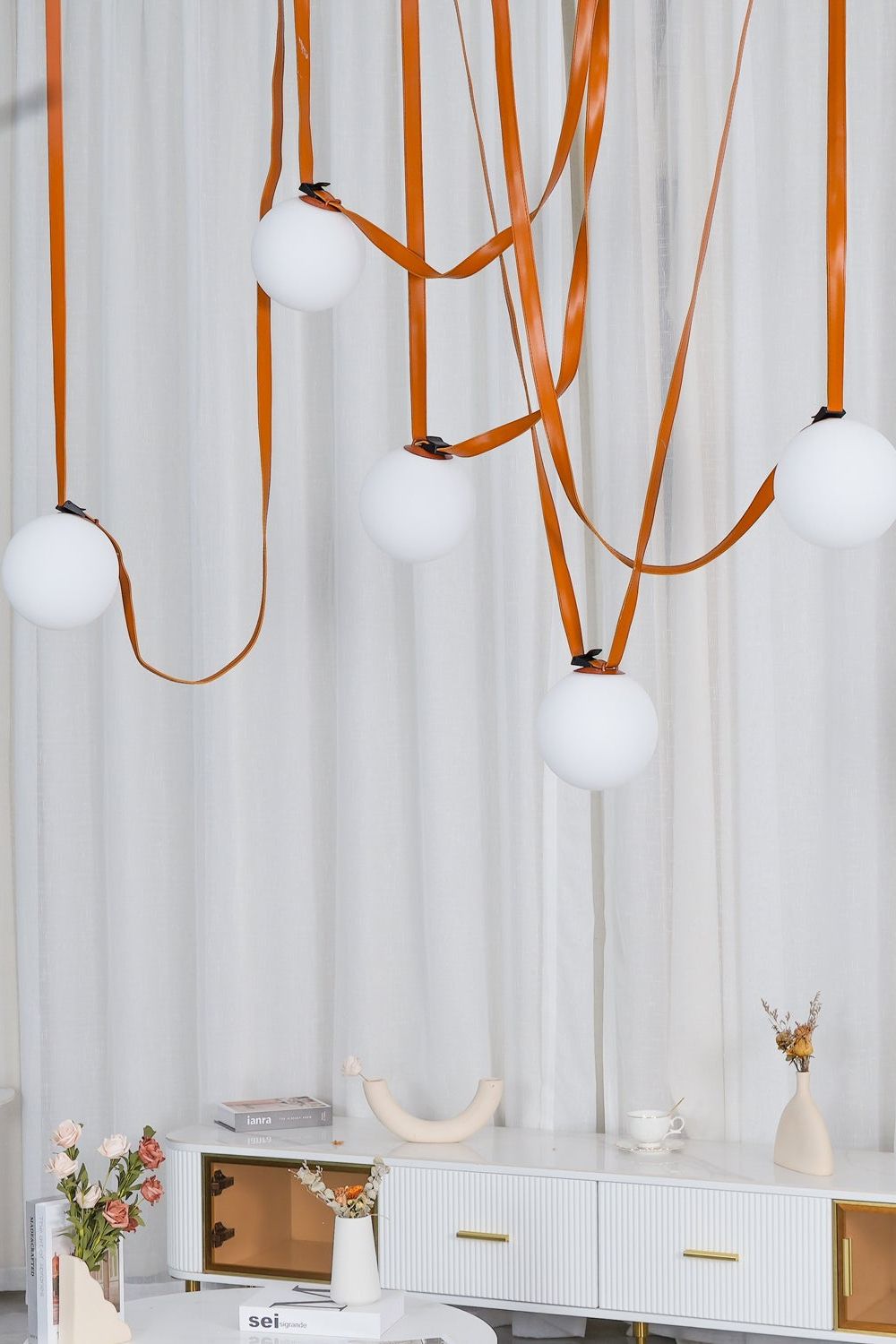 Multiple Belt Art Pendant Light - everlamps