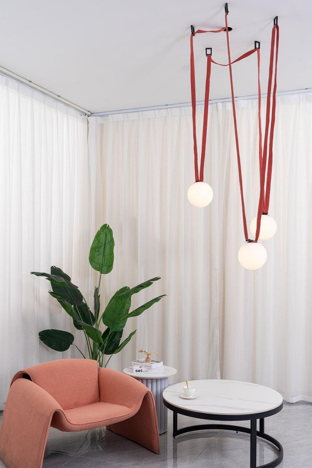 Multiple Belt Art Pendant Light - everlamps