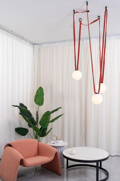 Multiple Belt Art Pendant Light - everlamps
