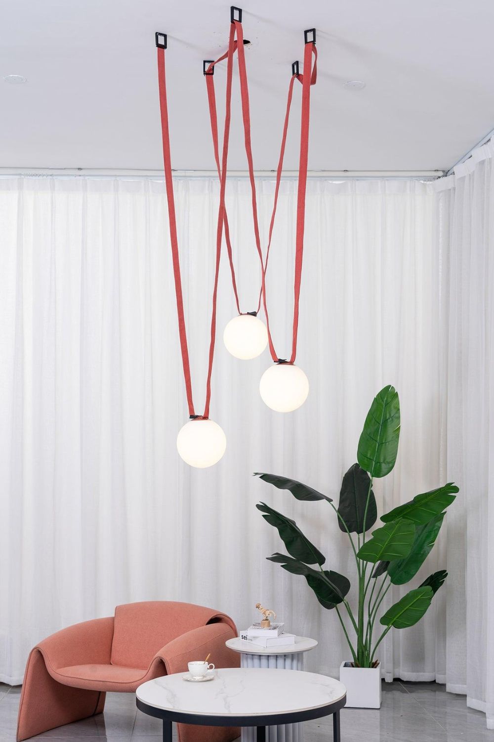 Multiple Belt Art Pendant Light - everlamps