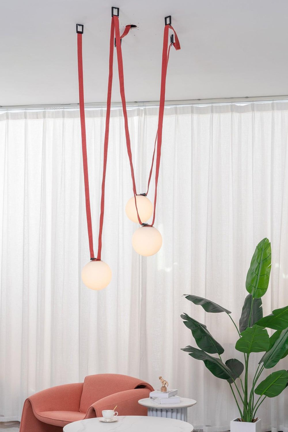 Multiple Belt Art Pendant Light - everlamps