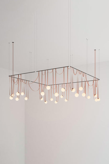 Multiple Belt Art Pendant Light - everlamps