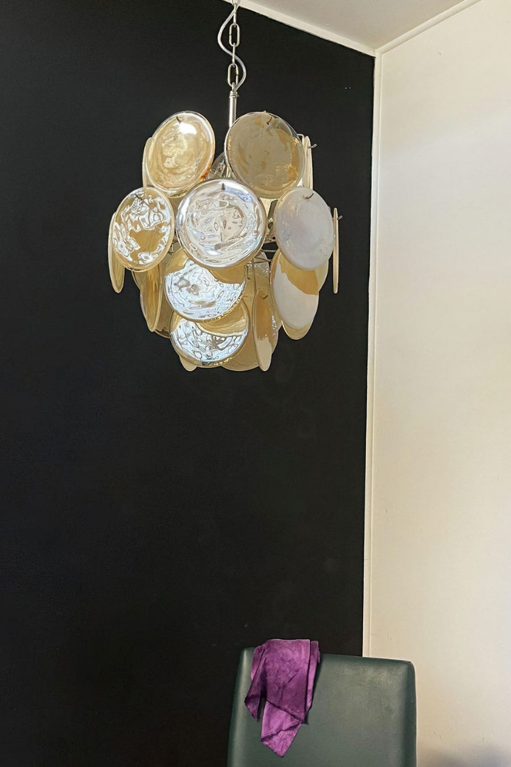 Vintage Art Gold Discs Chandelier - view 10 | everlamps
