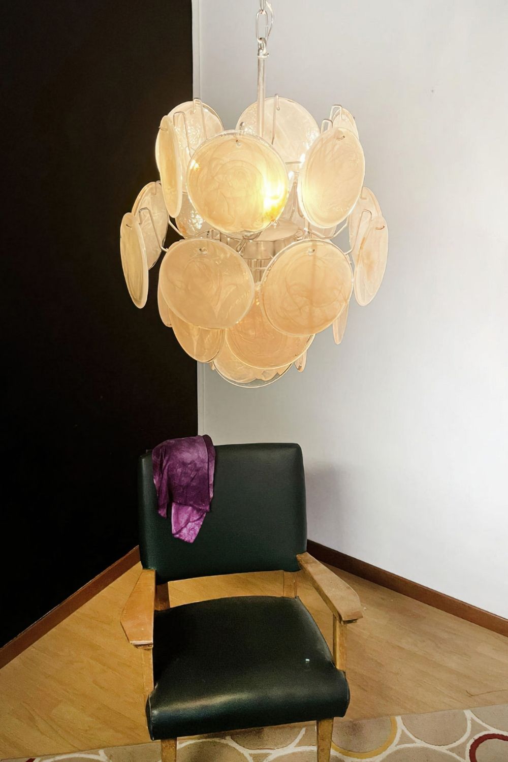 Vintage Art Gold Discs Chandelier - view 9 | everlamps