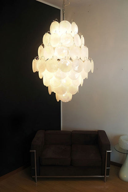 Vintage Art Gold Discs Chandelier - view 13 | everlamps