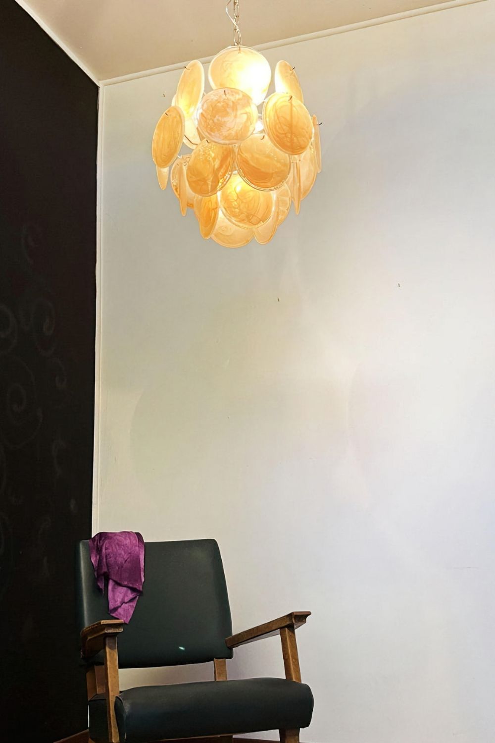 Vintage Art Gold Discs Chandelier - view 6 | everlamps
