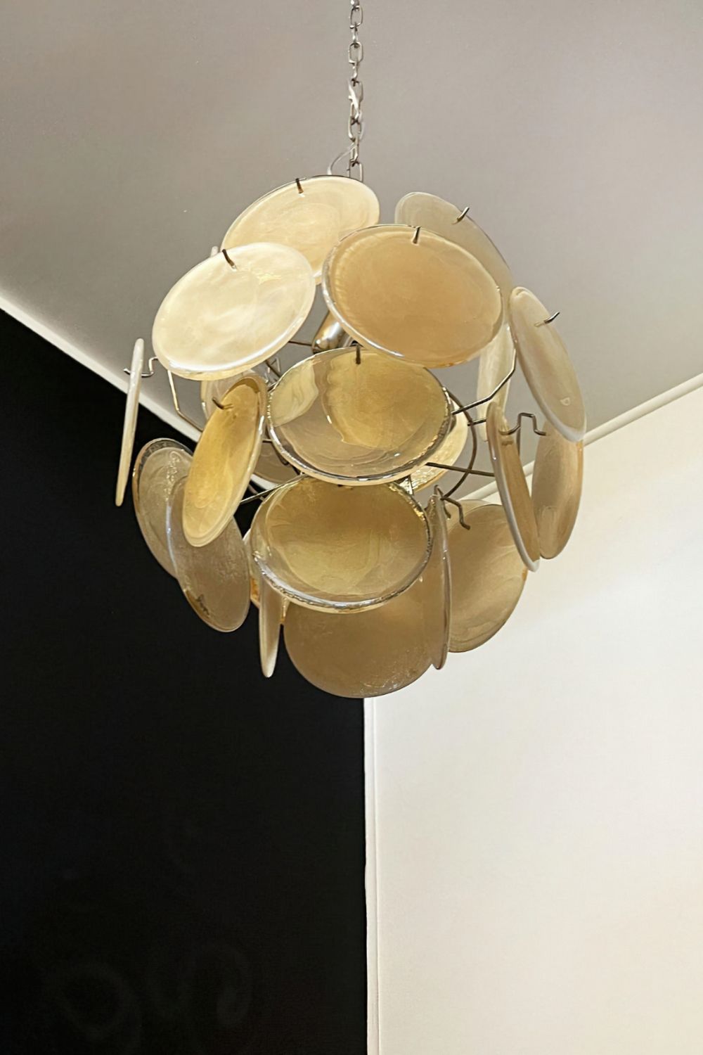 Vintage Art Gold Discs Chandelier - view 15 | everlamps