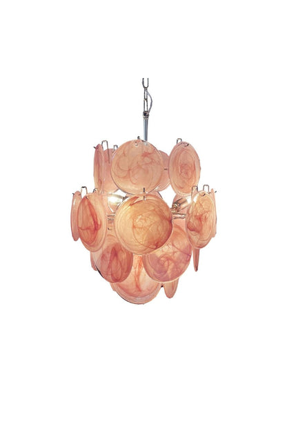 Vintage Art Pink Discs Chandelier | everlamps